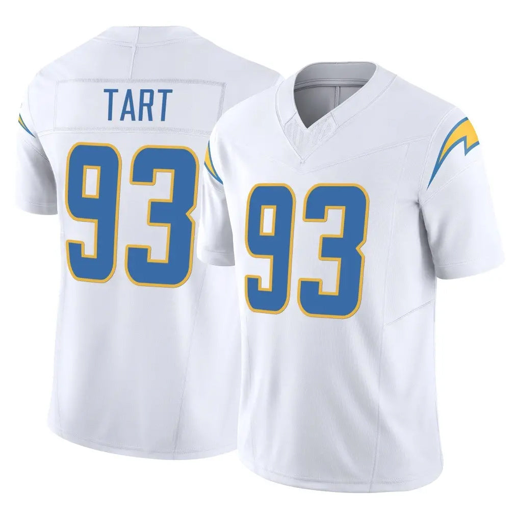 Fenge LA.Chargers #93 Teair Tart Player White Limited Vapor F.U.S.E. Home Game Stitched Jerseys