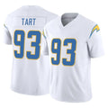Fenge LA.Chargers #93 Teair Tart Player White Limited Vapor F.U.S.E. Home Game Stitched Jerseys