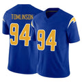 Fenge LA.Chargers #94 Dalvin Tomlinson Player Royal Limited Vapor F.U.S.E. Home Game Stitched Jerseys