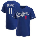 Fenge LA.Dodgers #11 Roki Sasaki Player Royal Limited Elite Home Stitched Jerseys