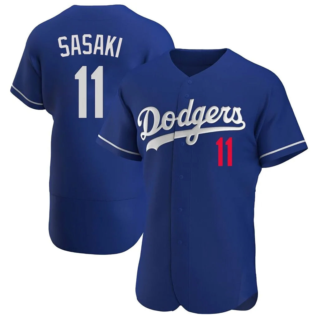 Fenge LA.Dodgers #11 Roki Sasaki Player Royal Limited Elite Home Stitched Jerseys