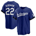 Fenge LA.Dodgers #22 Clayton Kershaw Player Royal City Connect Home Game Stitched Jerseys