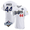 Fenge LA.Dodgers #44 Andy Pages Player Gold White World Series 2026 Collection Stadium Limited Elite Stitched Jerseys