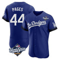 Fenge LA.Dodgers #44 Andy Pages Player Royal World Series City Connect Elite Home Stitched Jerseys