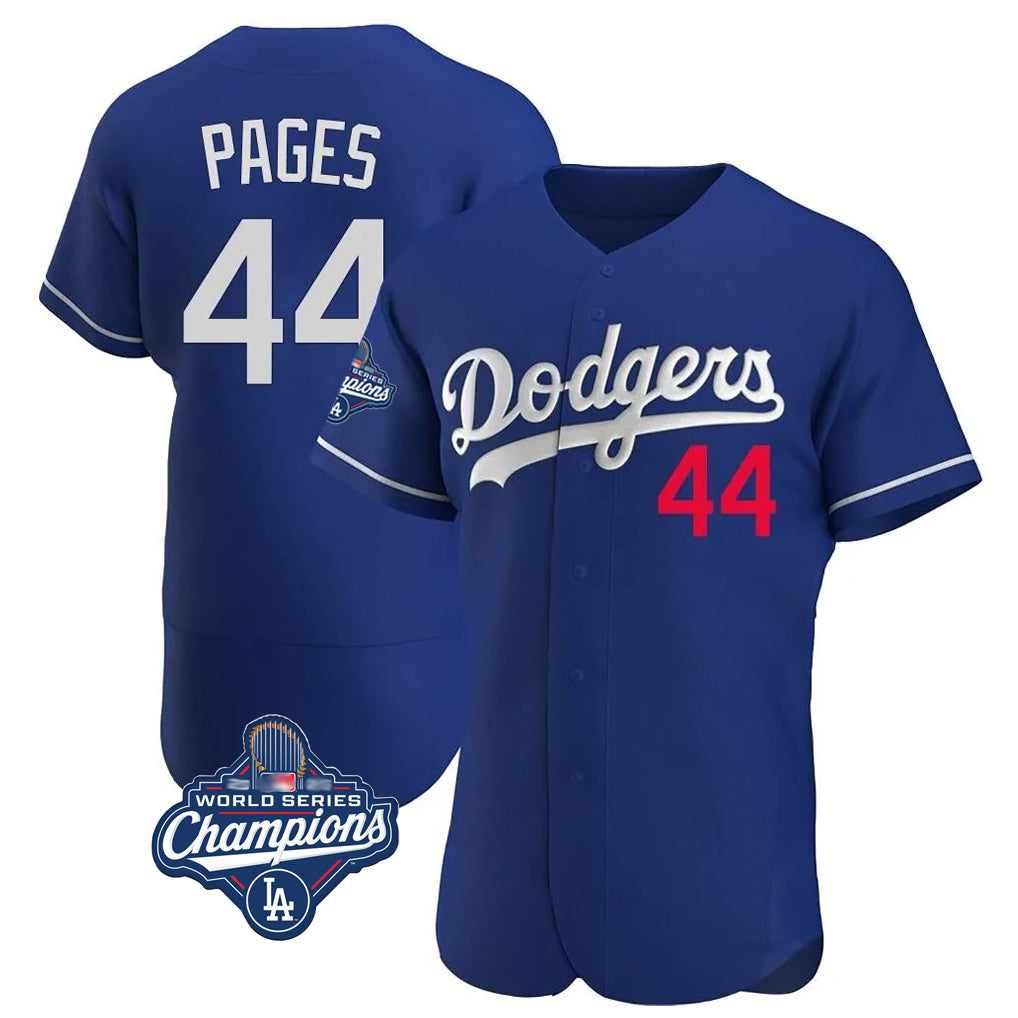 Fenge LA.Dodgers #44 Andy Pages Player Royal World Series Meet Limited Elite Home Stitched Jerseys