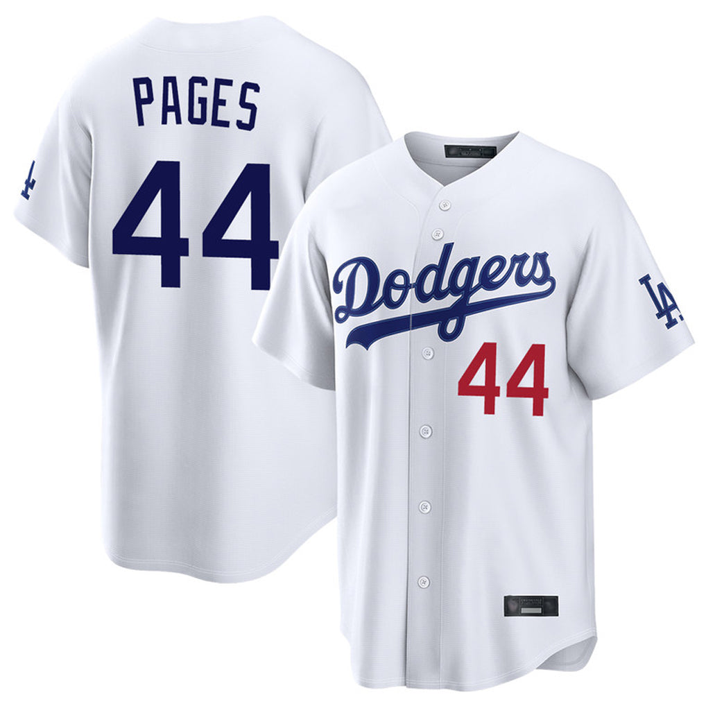 Fenge LA.Dodgers #44 Andy Pages Player White Home Game Stitched Jerseys