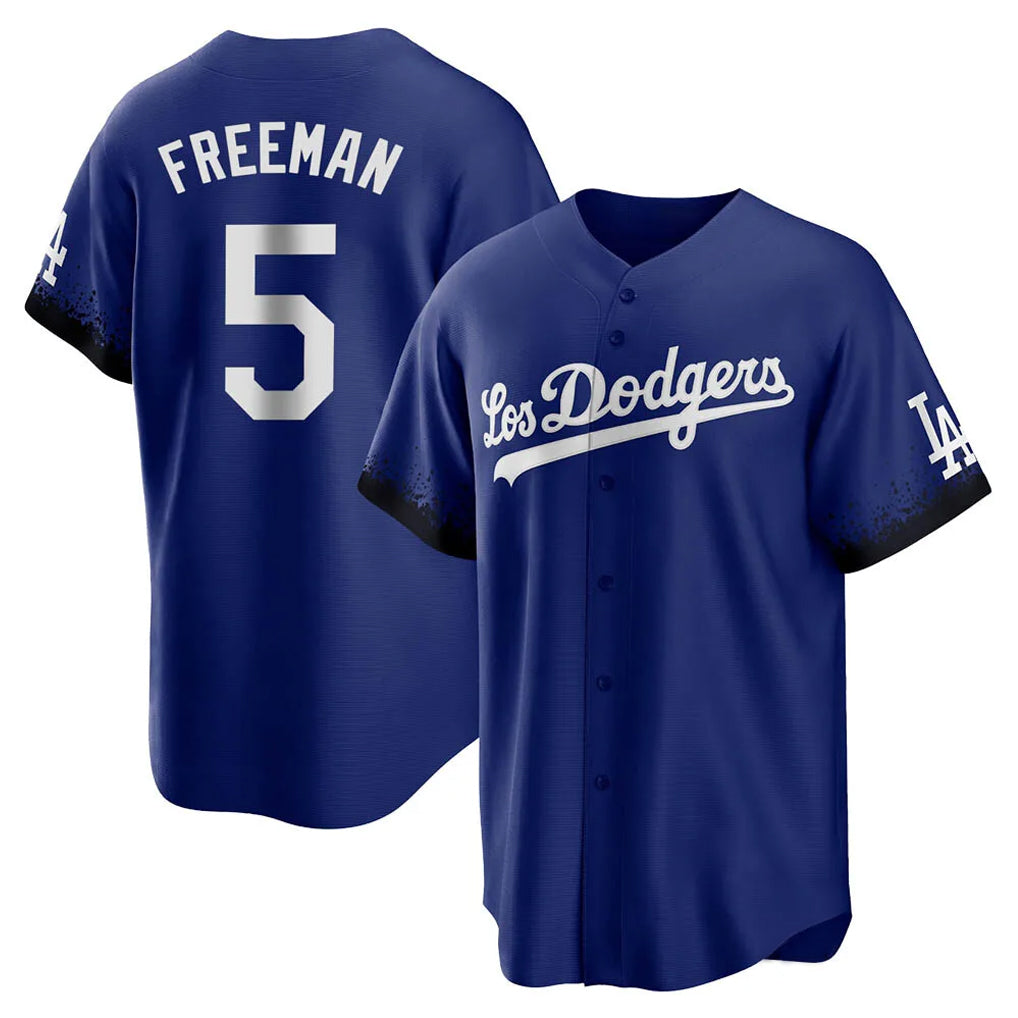 Fenge LA.Dodgers #5 Freddie Freeman Player Royal City Connect Home Game Stitched Jerseys