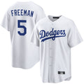 Fenge LA.Dodgers #5 Freddie Freeman Player White Game Home Stitched Jerseys