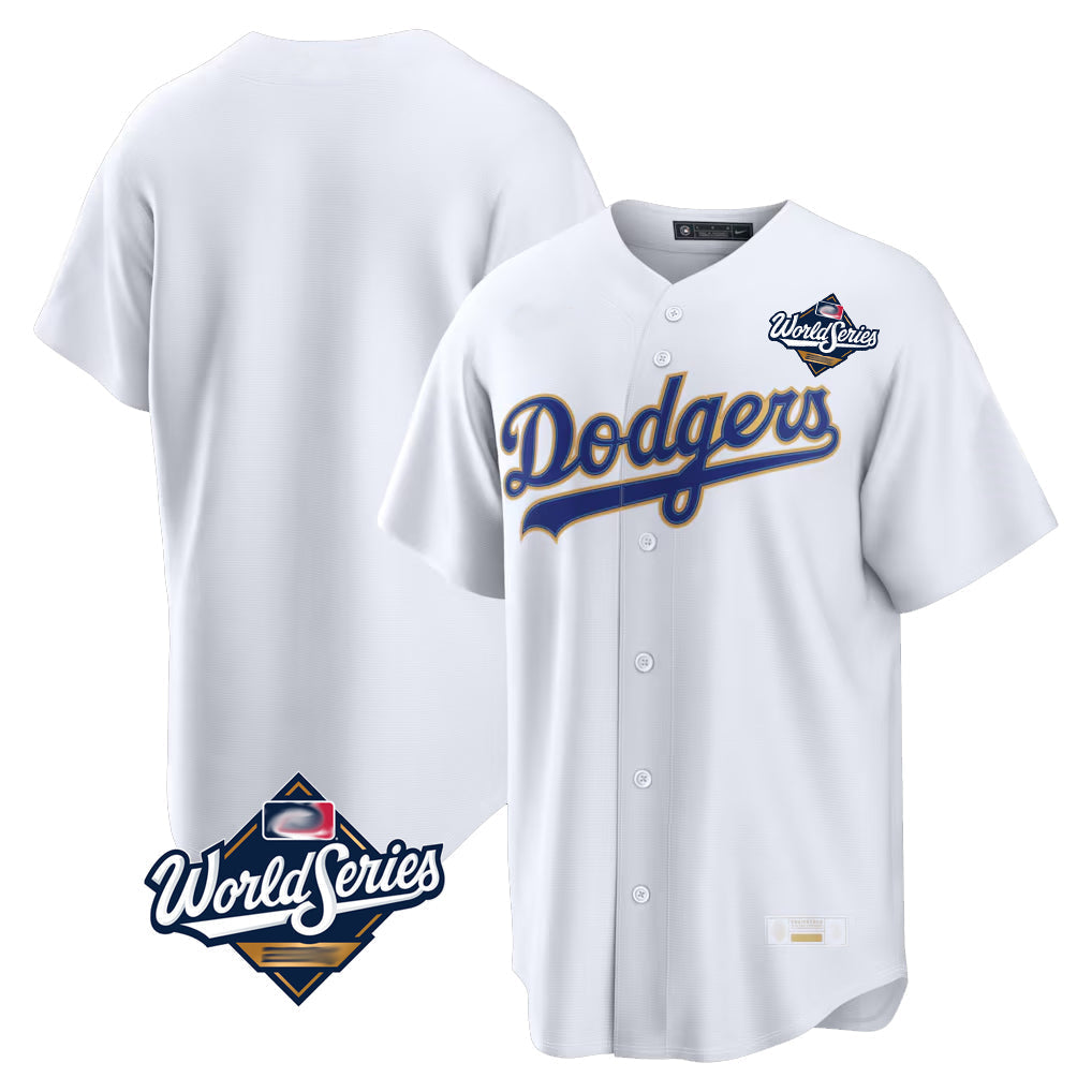 Fenge LA.Dodgers Blank Player Gold White 2026 Collection Stadium Limited World Series Stitched Jerseys