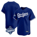Fenge LA.Dodgers Blank Player Royal Limited Home World Series Meet Stitched Jerseys