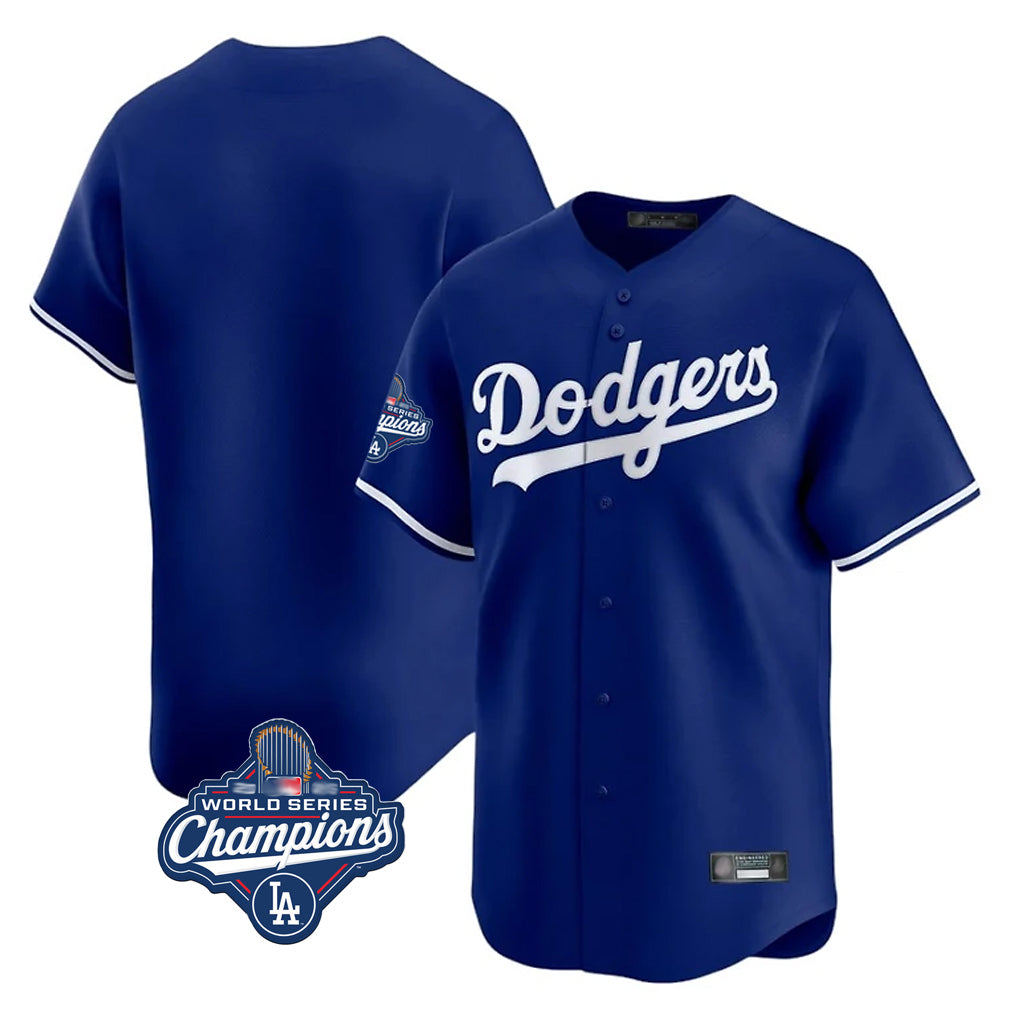Fenge LA.Dodgers Blank Player Royal Limited Home World Series Meet Stitched Jerseys