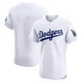 Fenge LA.Dodgers Blank Player White Limited Elite Home Stitched Jerseys