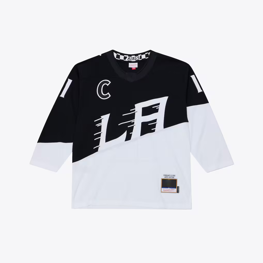 Fenge LA.Kings #11 Anze Kopitar Mitchell & Ness Black 2020 Power Play Jerseys