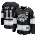Fenge LA.Kings #11 Anze Kopitar Black Home Premier Breakaway Player Jerseys