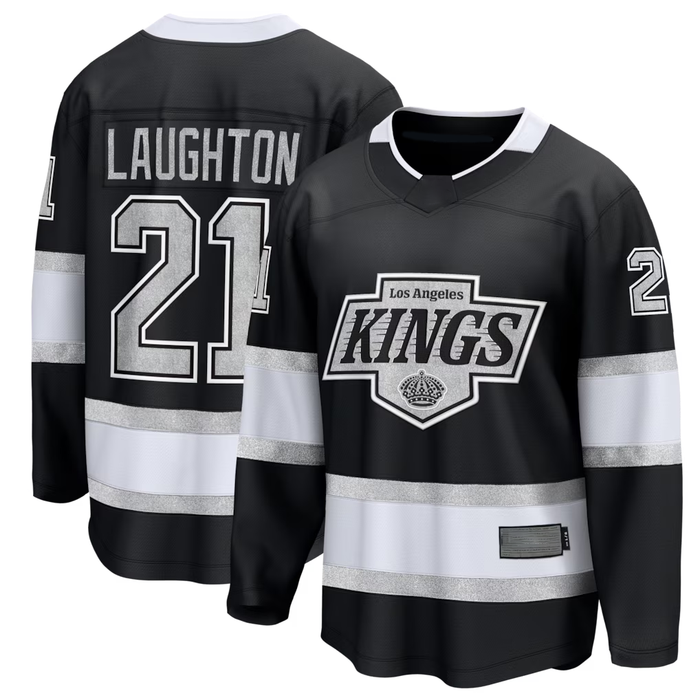 Fenge LA.Kings #21 Scott Laughton Black Home Breakaway Jerseys