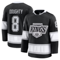 Fenge LA.Kings #8 Drew Doughty Black Home Premium Jerseys