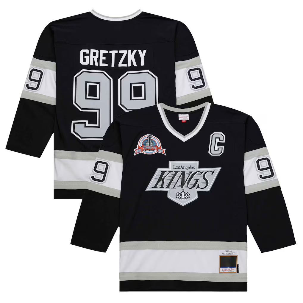 Fenge LA.Kings #99 Wayne Gretzky Black 1992-93 Power Play Jerseys