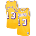 Fenge LA.Lakers #13 Wilt Chamberlain Mitchell & Ness Gold 1971-1972 Hardwood Classics Swingman Stitched Jerseys