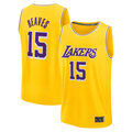 Fenge LA.Lakers #15 Austin Reaves Gold Fast Break Replica Stitched Jerseys - Icon Edition