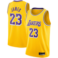 Fenge LA.Lakers #23 LeBron James Gold Swingman Player Stitched Jerseyss - Icon Edition