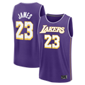 Fenge LA.Lakers #23 LeBron James Purple Fast Break Stitched Jerseys - Statement Edition