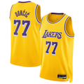 Fenge LA.Lakers #77 Luka Doncic Dri-Fit Swingman Stitched Jerseys