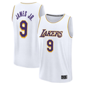 Fenge LA.Lakers #9 Bronny James White Fast Break Replica Player Stitched Jerseys - Association Edition