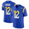 Fenge LA.Rams #12 Puka Nacua Player Royal Limited Vapor Untouchable Home Game Stitched Jerseys