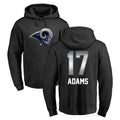 Fenge LA.Rams #17 Davante Adams Player Black Pullover Hoodie Limited Game Stitched Jerseys