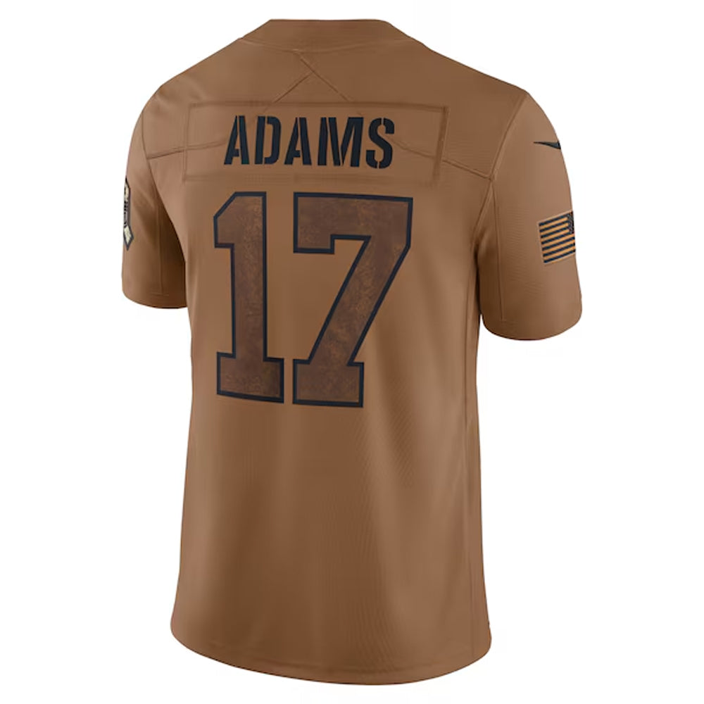 Fenge LA.Rams #17 Davante Adams Player Brown Salute To Service Limited Stitched Jerseys