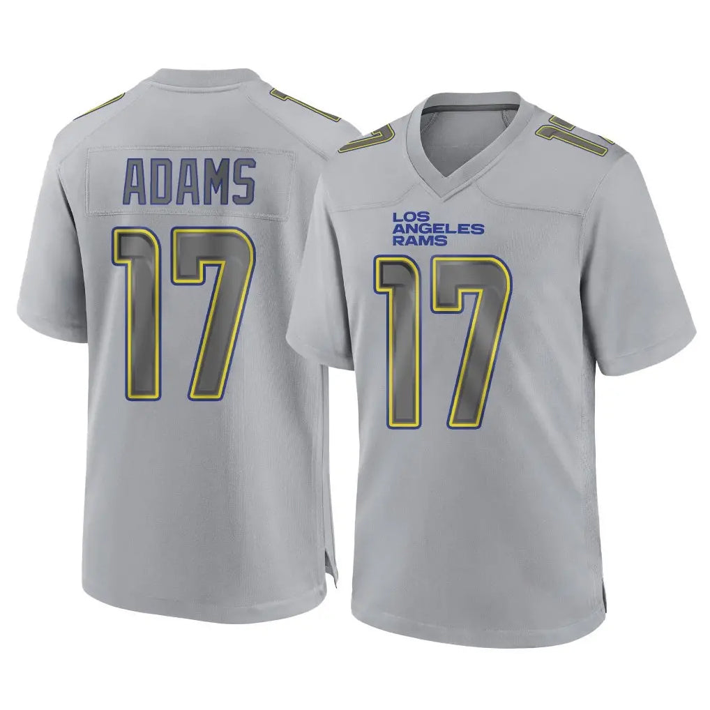 Fenge LA.Rams #17 Davante Adams Player Gray Atmosphere Fashion Home Game Stitched Jerseys