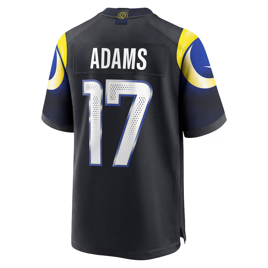 Fenge LA.Rams #17 Davante Adams Player Midnight Blue Rivalries Collection Game Stitched Jerseys