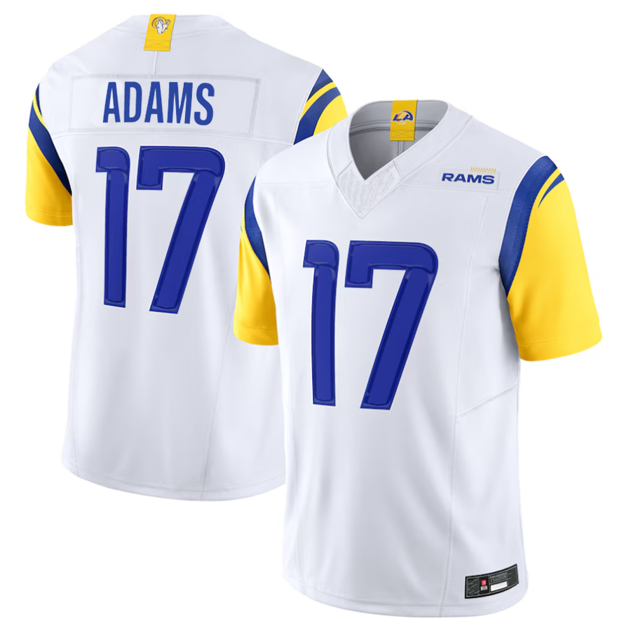 Fenge LA.Rams #17 Davante Adams Player White F.U.S.E. Limited Stitched Jerseys
