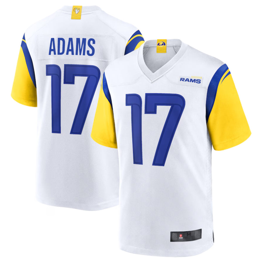Fenge LA.Rams #17 Davante Adams Player White Game Stitched Jerseys