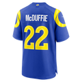 Fenge LA.Rams #22 Trent McDuffie Royal Team Game Player Stitched Jerseys