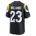 Fenge LA.Rams #23 Kyren Williams Player Midnight Blue Rivalries Collection Game Stitched Jerseys