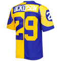 Fenge LA.Rams #29 Eric Dickerson Mitchell & Ness RoyalGold 1984 Split Legacy Replica Jersey