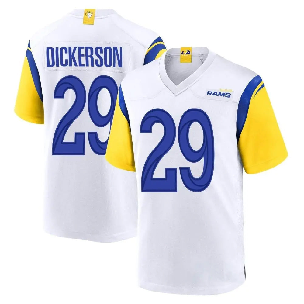 Fenge LA.Rams #29 Eric Dickerson Player White Home Game Stitched Jerseys