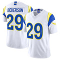 Fenge LA.Rams #29 Eric Dickerson Player White Rivalries Vapor Limited Home Game Stitched Jerseys