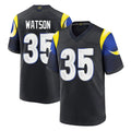 Fenge LA.Rams #35 Jaylen Watson Player Black Midnight Rivalries Collection Home Game Stitched Jerseys