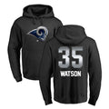 Fenge LA.Rams #35 Jaylen Watson Player Black Pullover Hoodie Limited Game Stitched Jerseys