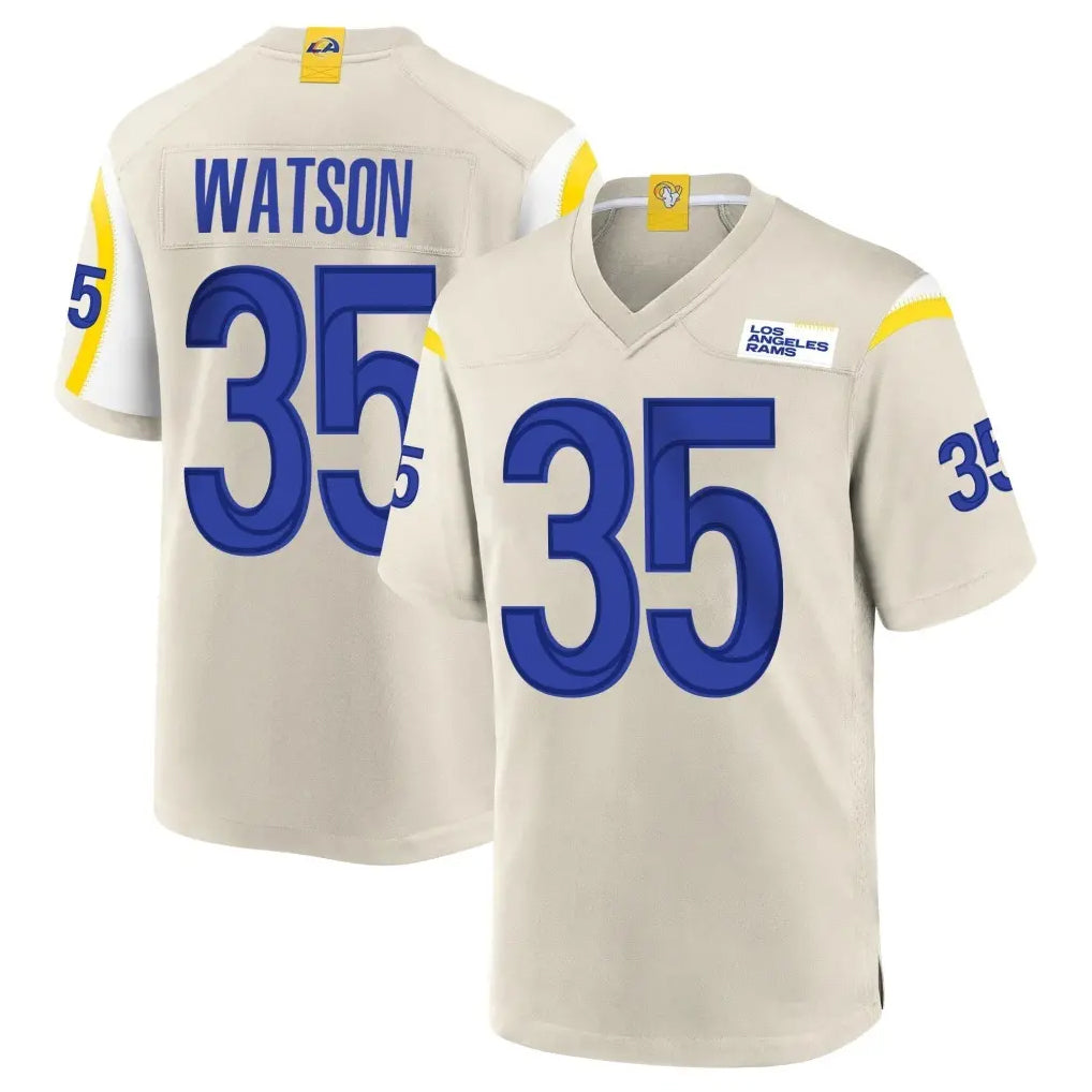Fenge LA.Rams #35 Jaylen Watson Player Bone Home Game Stitched Jerseys
