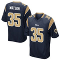 Fenge LA.Rams #35 Jaylen Watson Player Navy Home Game Stitched Jerseys