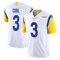 Fenge LA.Rams #3 Kam Curl Player White Limited Vapor Untouchable Home Game Stitched Jerseys
