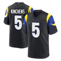 Fenge LA.Rams #5 Kamren Kinchens Player Black Midnight Rivalries Collection Home Game Stitched Jerseys