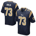 Fenge LA.Rams #73 Steve Avila Player Navy Home Game Stitched Jerseys