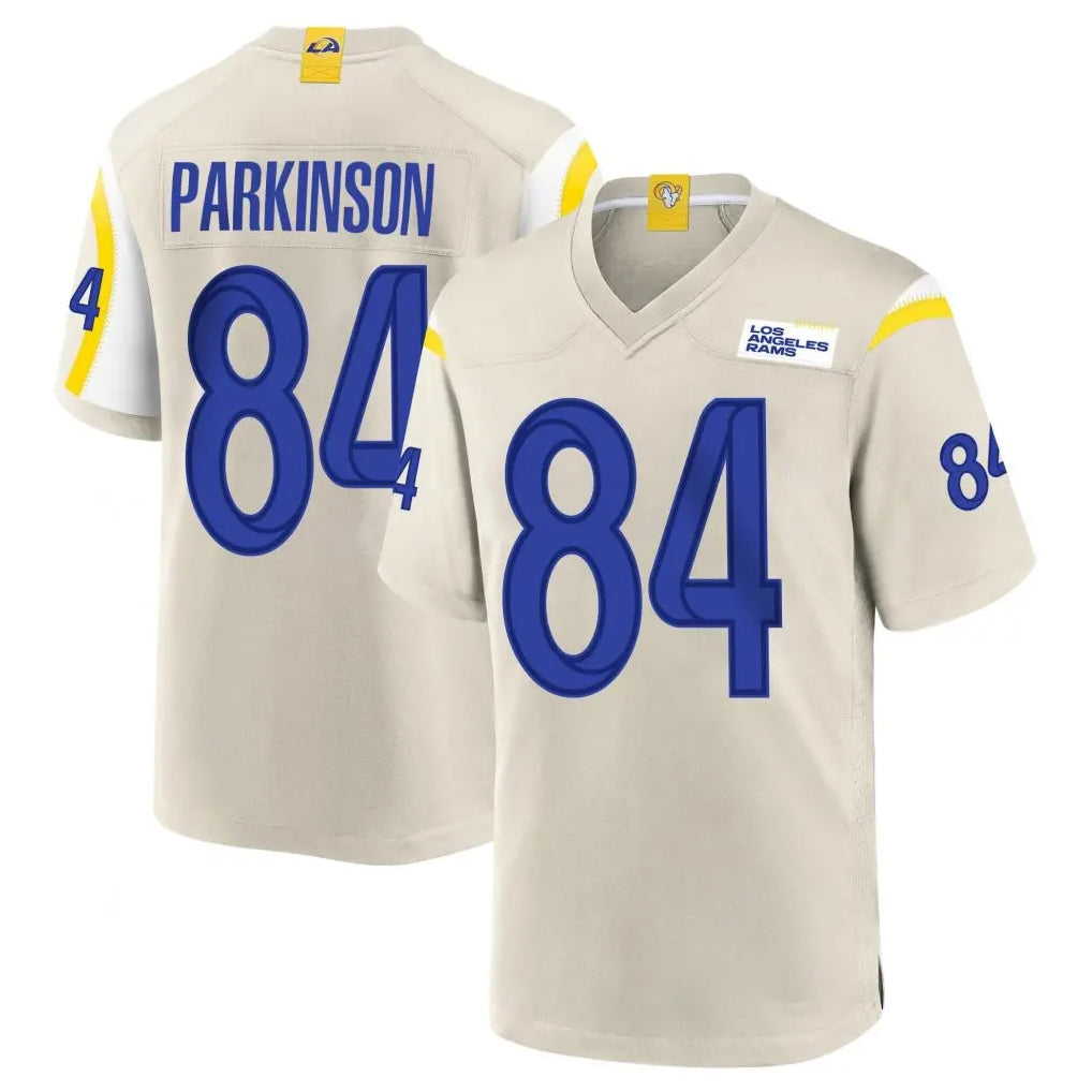 Fenge LA.Rams #84 Colby Parkinson Player Bone Home Game Stitched Jerseys