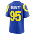 Fenge LA.Rams #95 Myles Garrett Royal Game Stitched Jerseys