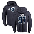 Fenge LA.Rams #97 Poona Ford Player Navy Pullover Hoodie Limited Game Stitched Jerseys