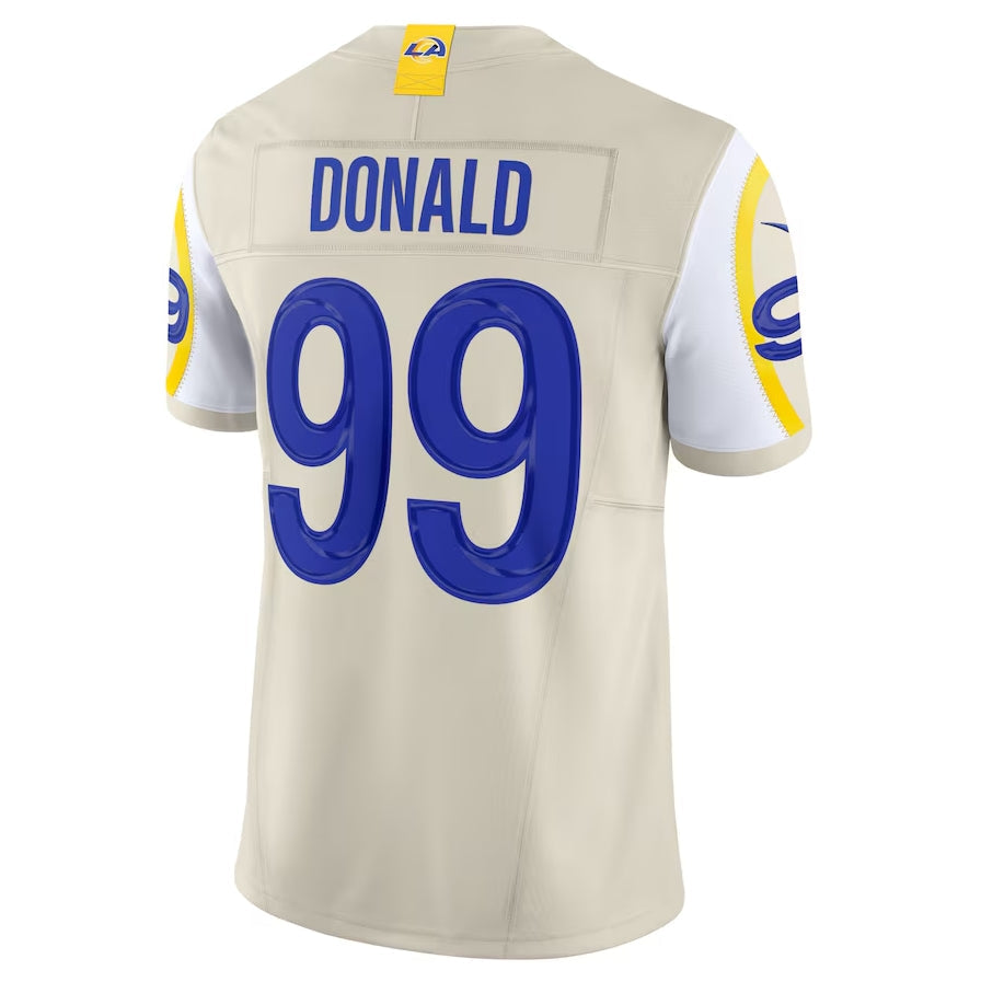 Fenge LA.Rams #99 Aaron Donald Alternate Vapor F.U.S.E. Limited Jersey - Bone Stitched Jerseys